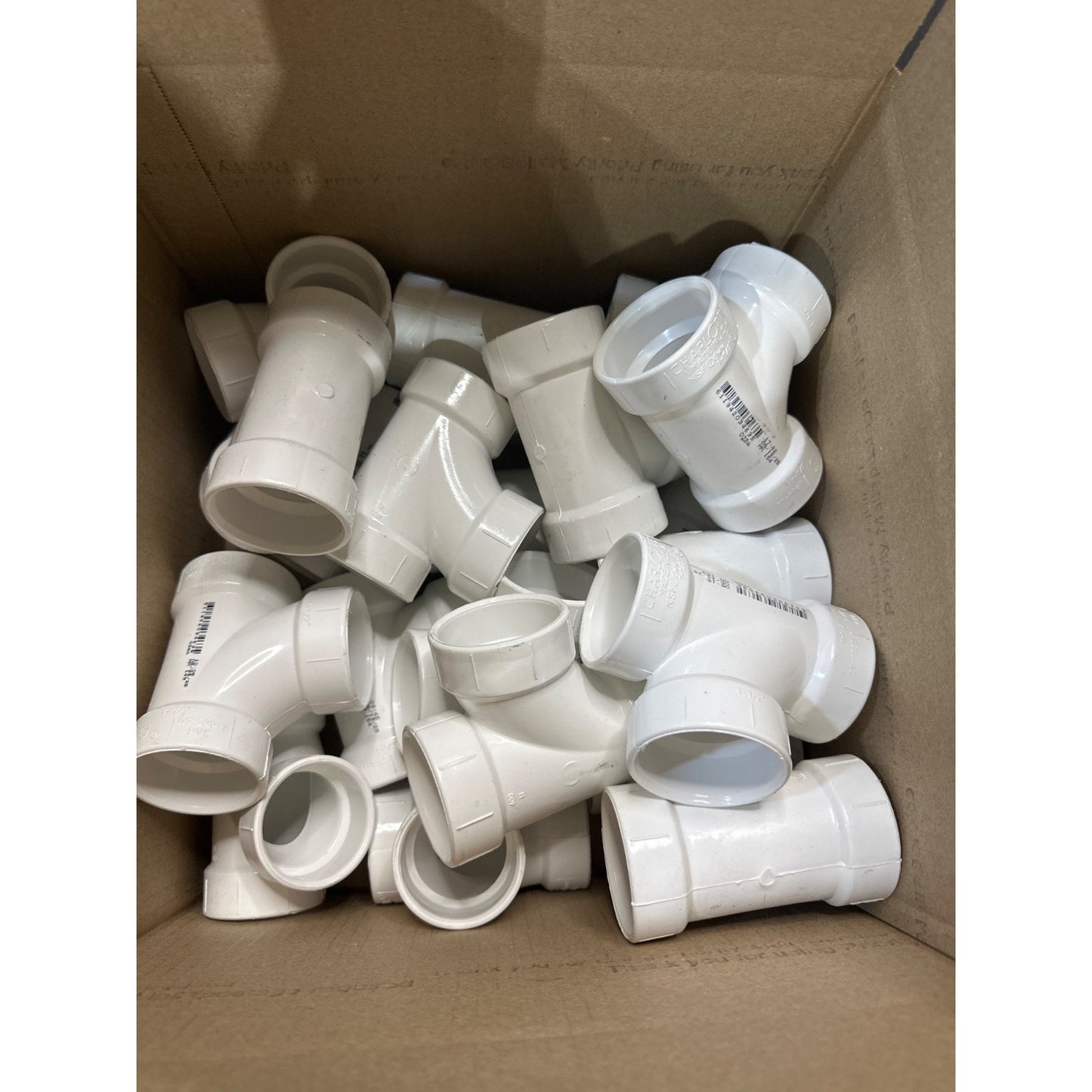 20 pack of 1-1/2 Inch PVC DWV Sanitary Tee By Charlotte Pipe