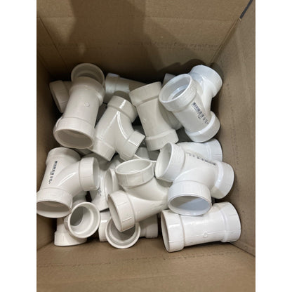 20 pack of 1-1/2 Inch PVC DWV Sanitary Tee By Charlotte Pipe