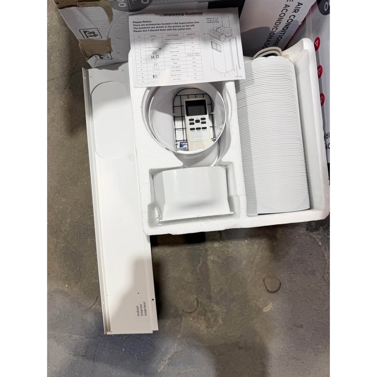 Frigidaire Portable AC 5,500 DOE BTU (FHPC082AC1) – NEW OPEN BOX – Cools 150 sq ft