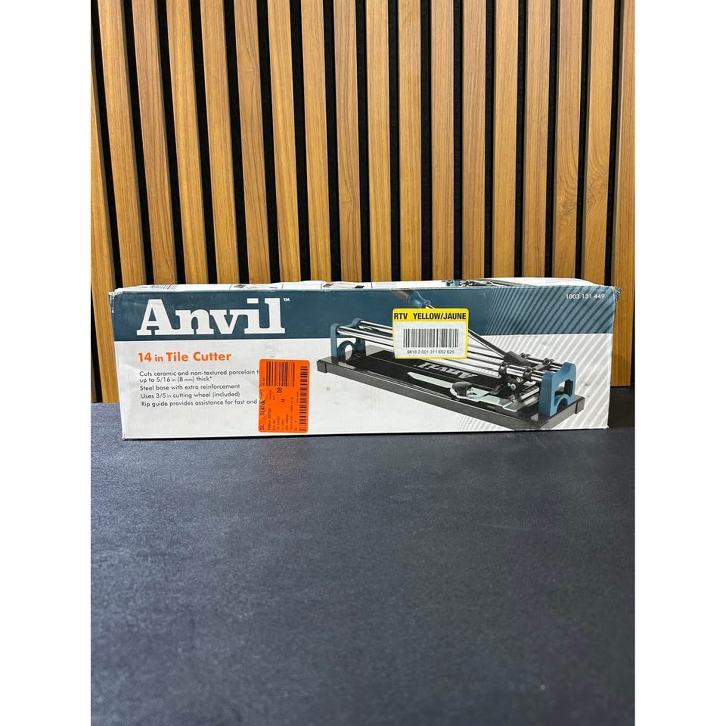 Anvil 14 in. Ceramic and Porcelain Tile Cutter with 1/2 in. Cutting Wheel