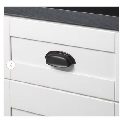 GlideRite 2-1/2 In Center-to-Center Oil Rubbed Bronze Cabinet Bin Pulls 10-Pack