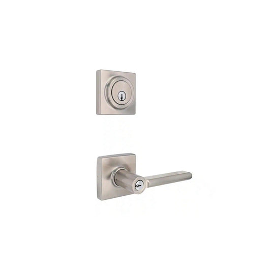Defiant Tonebridge Entry Lever Deadbolt Combo Satin Nickel