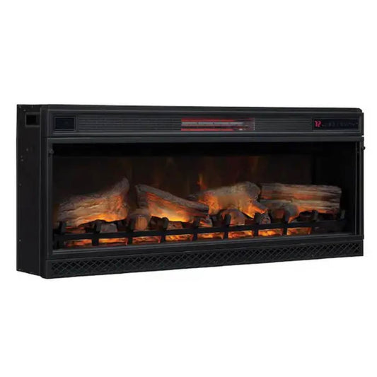 Classic Flame 42” Infrared Electric Fireplace Insert Ventless w Safer Plug (42II042FGT) NEW