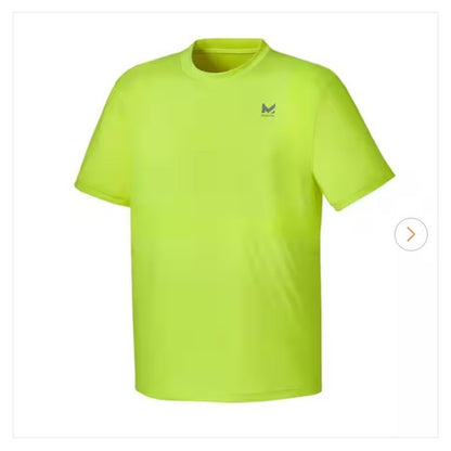 Mission Unisex Hi-Vis Yellow Cooling Short Sleeve Shirt L