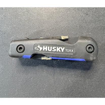 Husky Folding Torx Hex Key Set 8 Piece Used Excellent