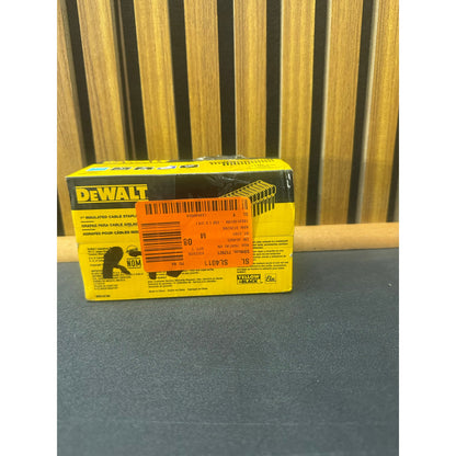 DEWALT 1 in Insulated Electrical Staples 540 Count Open Box