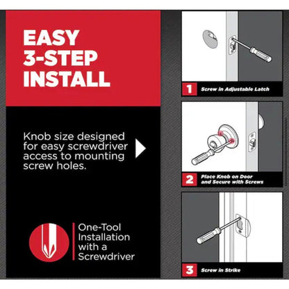 Kwikset Pismo Satin Nickel Knob Deadbolt Combo New