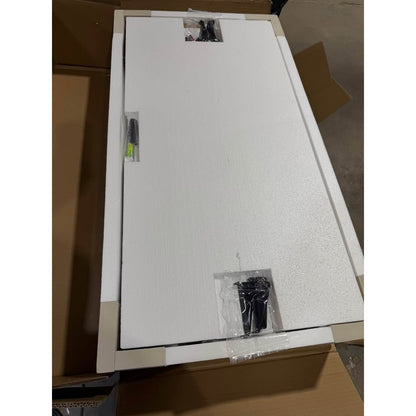 Black Rectangular Beveled Frameless Metal Black Surface Mount/Recessed Medicine Cabine