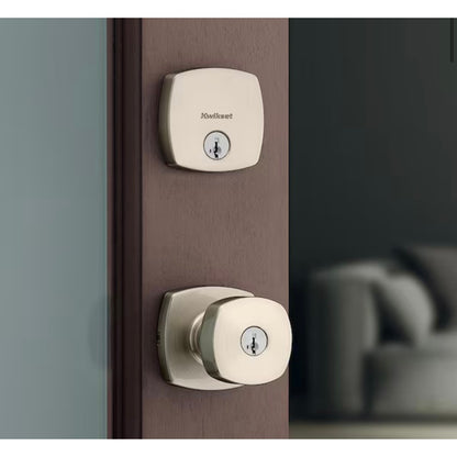 Kwikset Arroyo Entry Knob Deadbolt Combo Satin Nickel New