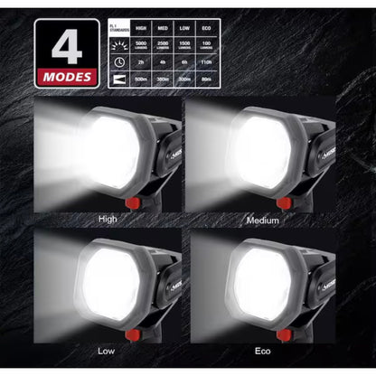 Husky 5000 Lumen Rechargeable Spotlight New 91920