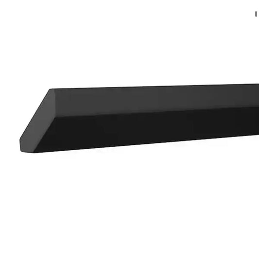 Hampton Bay Avondale Leyton Raven Black Crown Moulding 91.5 in Cabinet Trim New