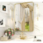 Apmir 20 x 28 Brushed Gold Bathroom Vanity Mirror Wall Mirror New