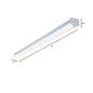 Metalux 8 ft LED Strip Light 9500 Lumens 4000K Dimmable Shop Light New