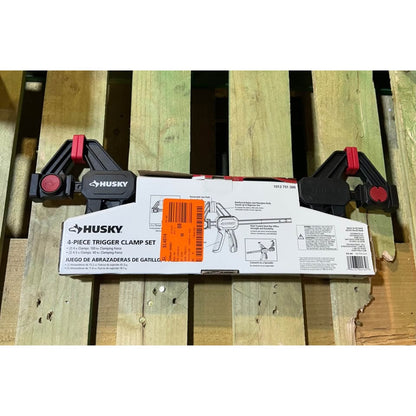 HUSKY 4-Piece Trigger Clamp Set