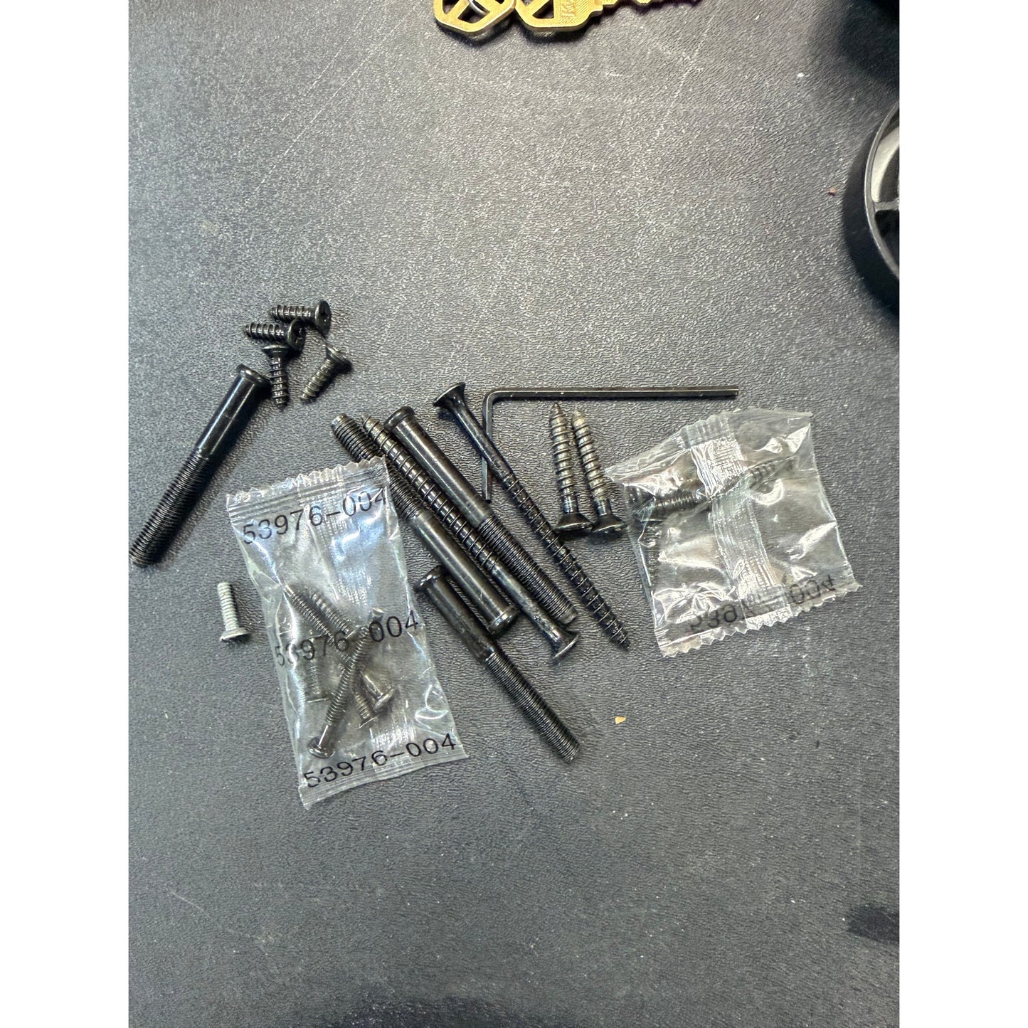 Kwikset Pismo Matte Black Knob Deadbolt Combo As Is