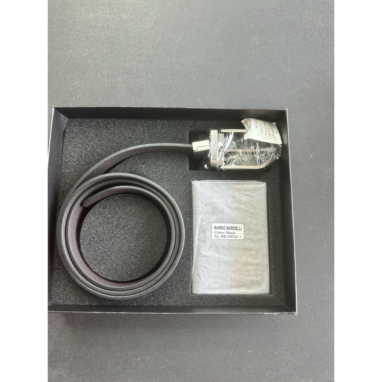 Marko Bardelli Belt/ Wallet Gift Set Belt Size 34"-38" - New!
