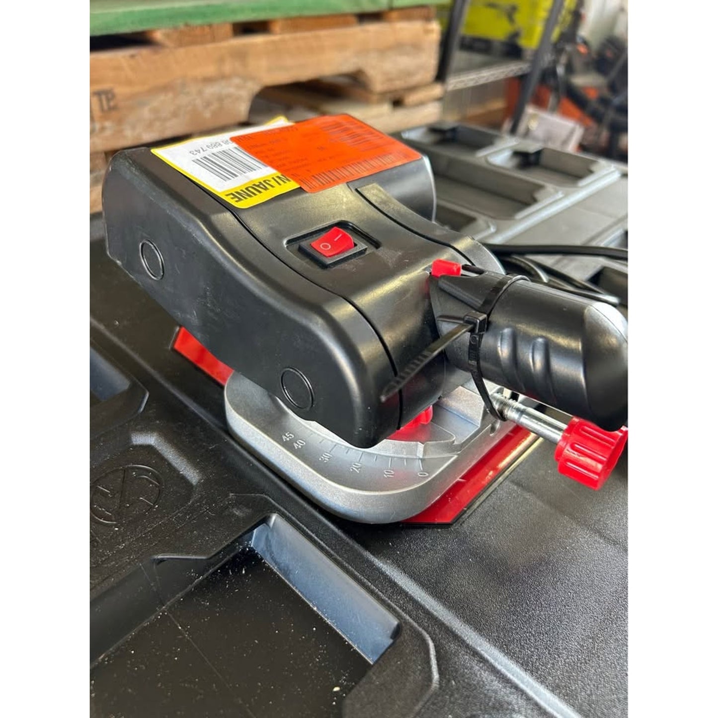 VEVOR Mini Miter Cut-off Chop Saw 2-5/16”. Blade of Steel and Resin with 1/2 in. Cutting Dep
