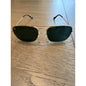 Metal Aviator Style Sunglasses Gold Frame Dark Lenses Unisex Fashion Shades