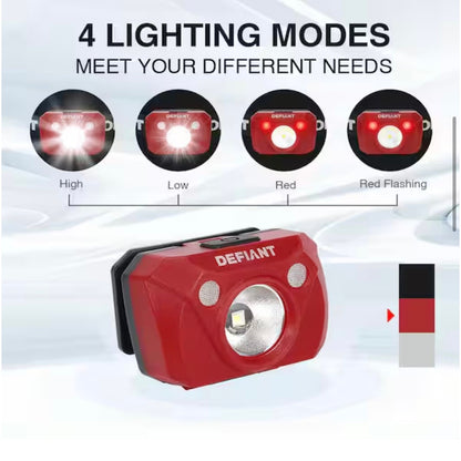 Defiant 250 Lumen Headlamp 3 Pack New 91670