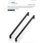 Ravinte 5 Pack 12-3/5 Inch Matte Black Cabinet Handles Square Drawer Pulls Kitch