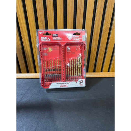 Milwaukee SHOCKWAVE Titanium Twist Drill Bit Set 23-Piece New