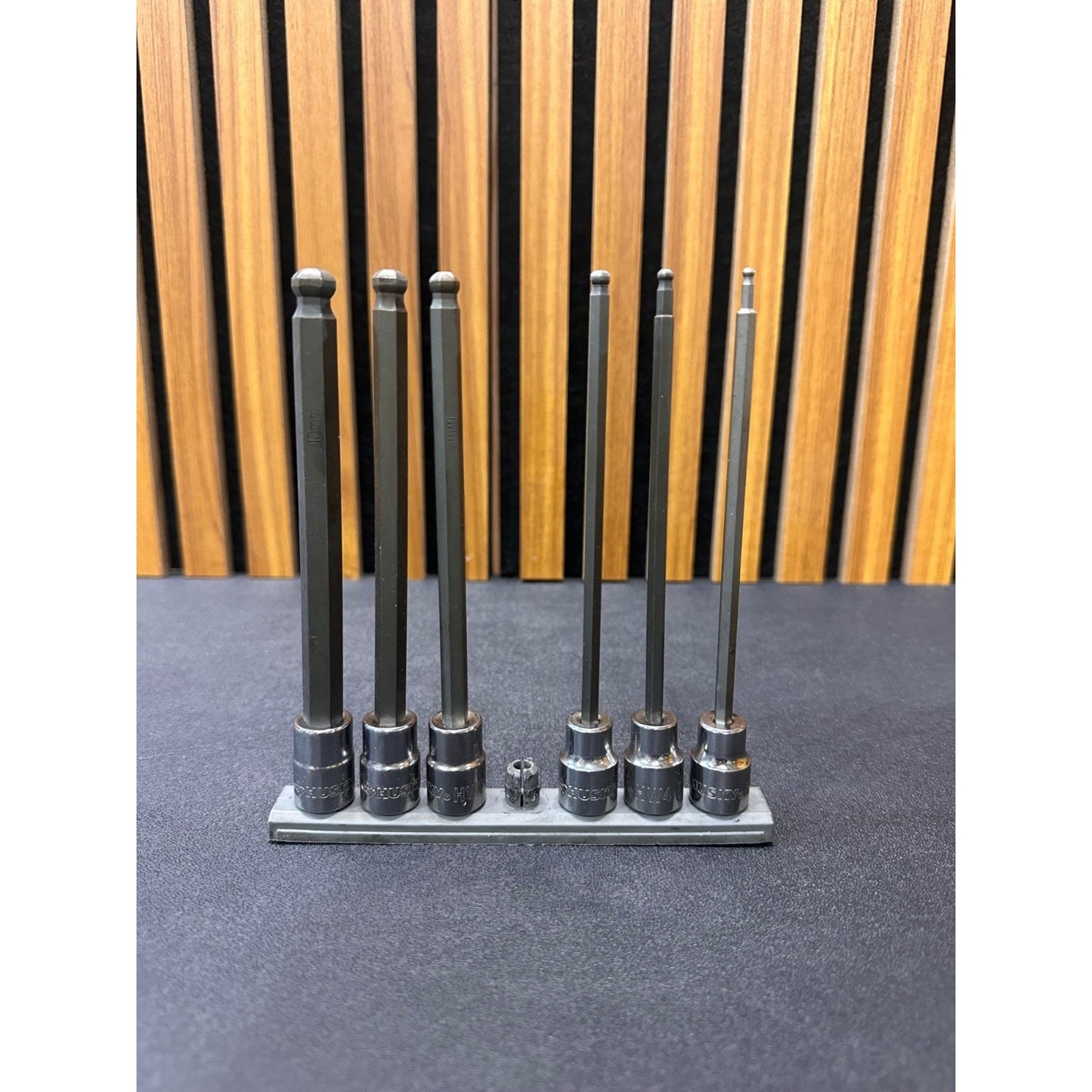 Husky 6-Piece Ball End Hex Bit Socket Set Metric 3-10mm Durable