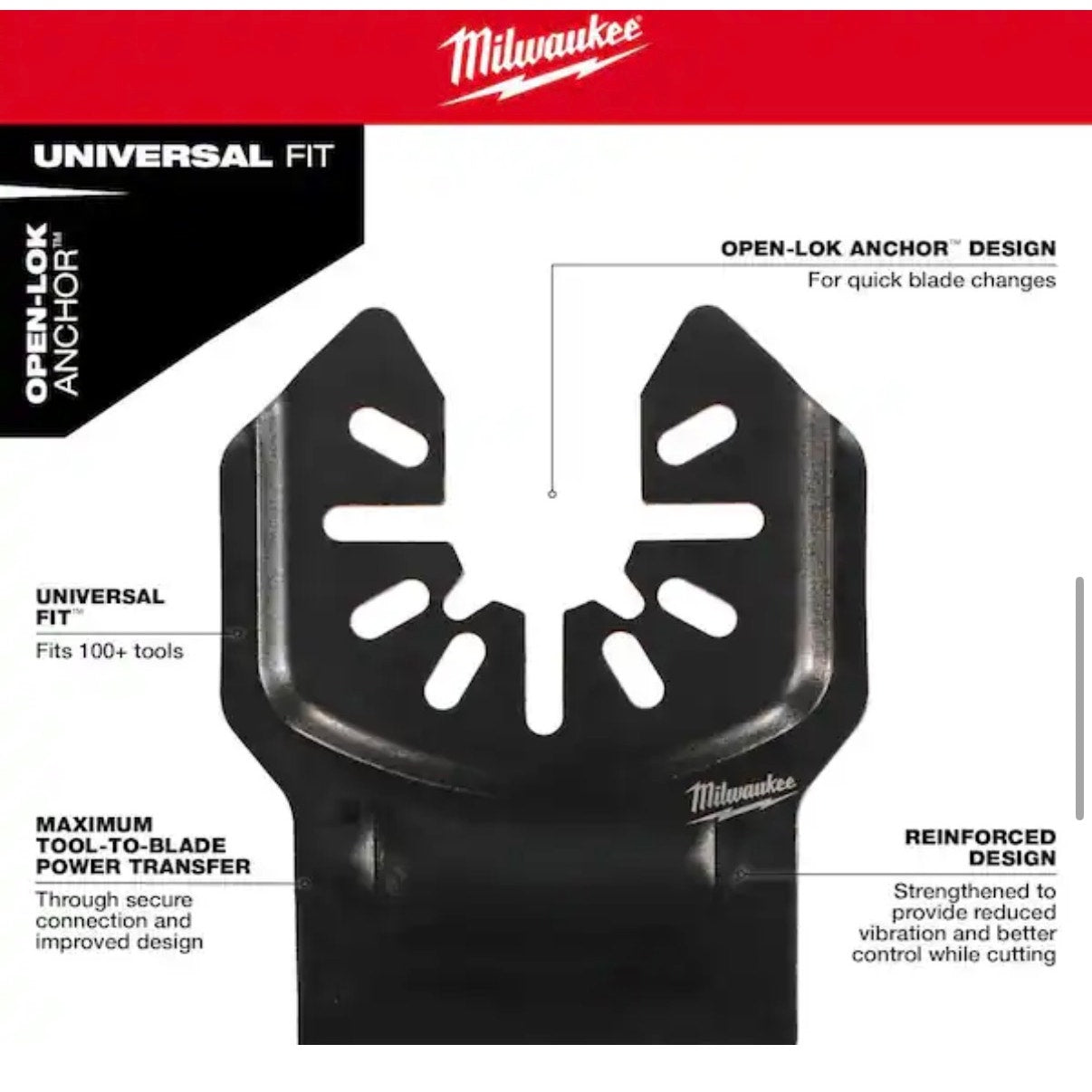 Milwaukee Oscillating Blade 3 Pack New Damaged Box