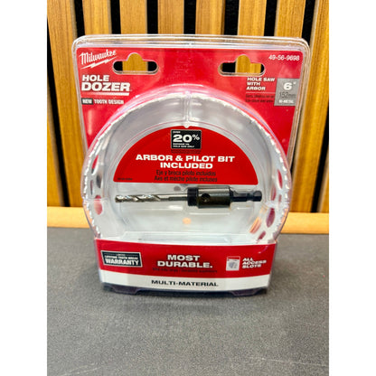 Milwaukee 6 in Hole Dozer Hole Saw Open Box New