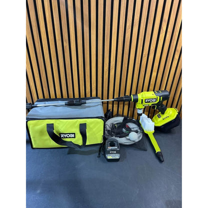 RYOBI ONE+ HP 18-Volt Brushless EZClean 600 PSI 0.7 GPM Cordless Electric Power Cleaner w/ 4.0Ah Bat