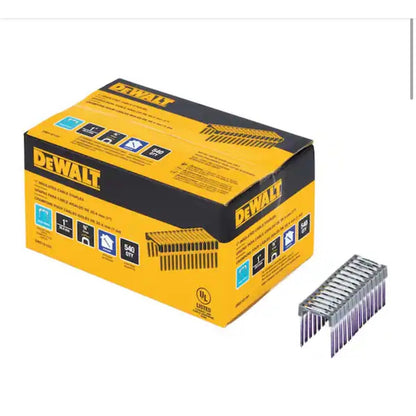 DEWALT 1 in Insulated Electrical Staples 540 Count Open Box