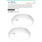 BrightEver 2-Pack Motion Sensor LED Ceiling Lights 6000K Battery Operated
