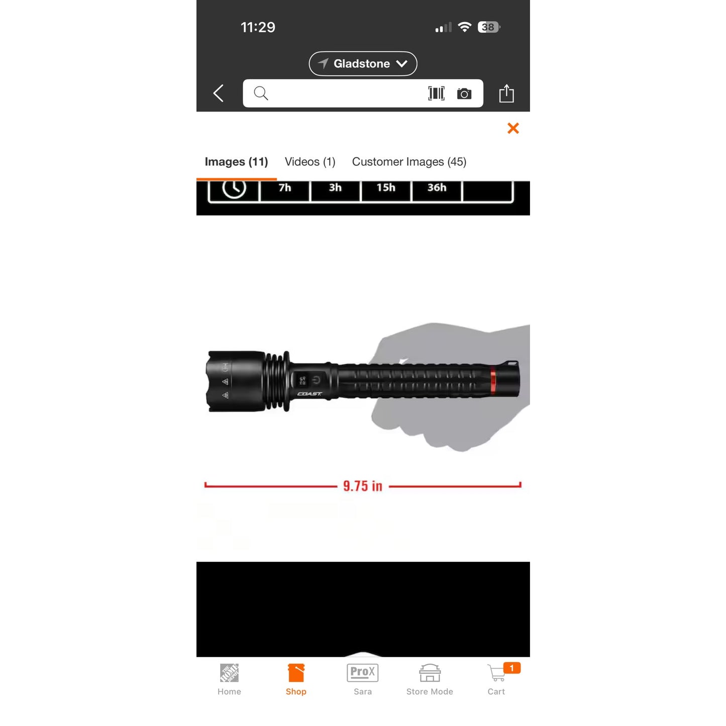 Coast XP46R 8000 Lumen Rechargeable Flashlight New LED Handheld Flashlight USB C Power Bank 31066