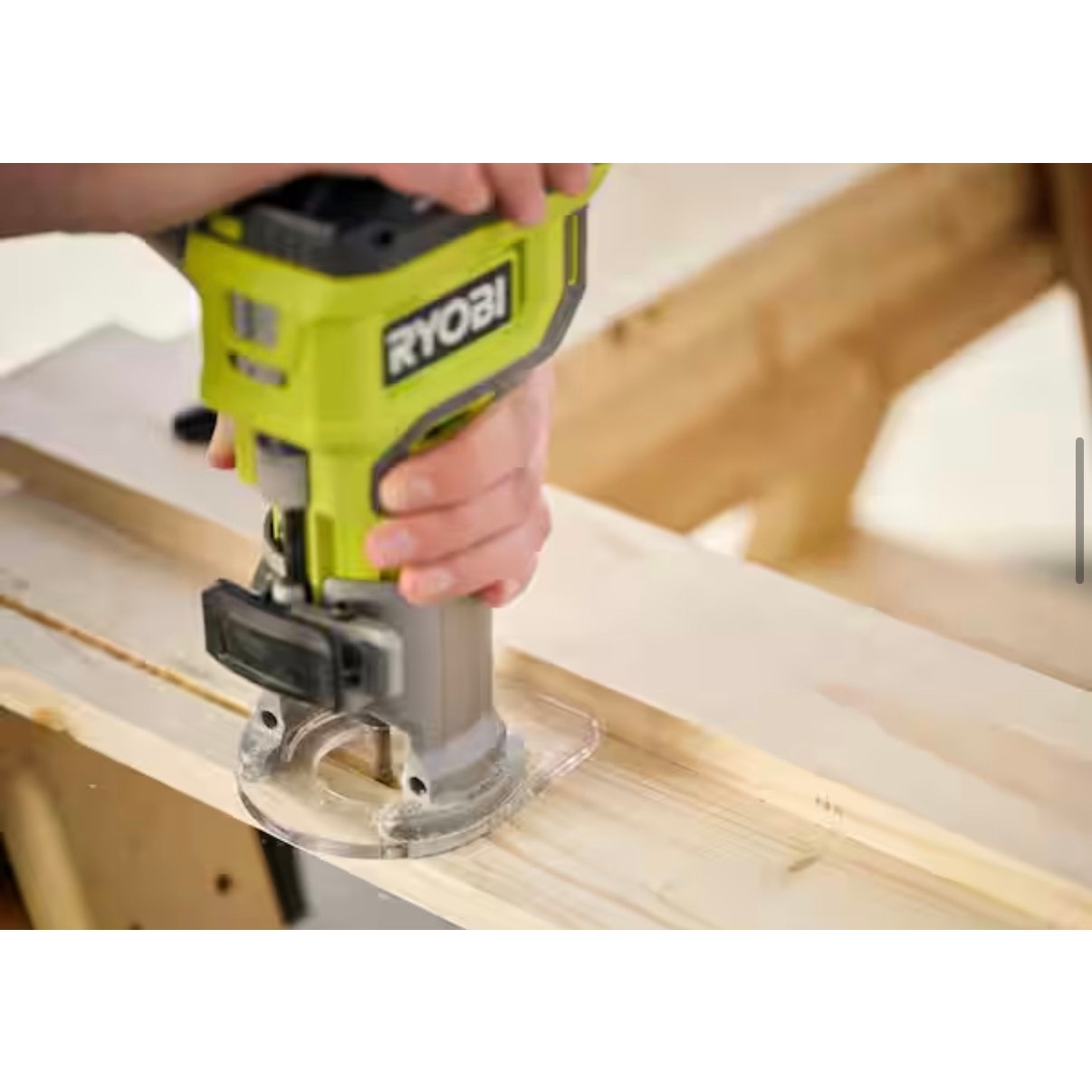 RYOBI 18V Compact Fixed Base Router Used Excellent