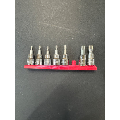 3/8 In. Drive Tamper Proof Torx Bit Socket Set 8-Piece Kit