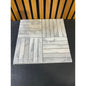 Jeffrey Court Hudson Lais Grey 11.875 in. x 11.875 in. Square Polished Marble Mosaic Wall and Floor