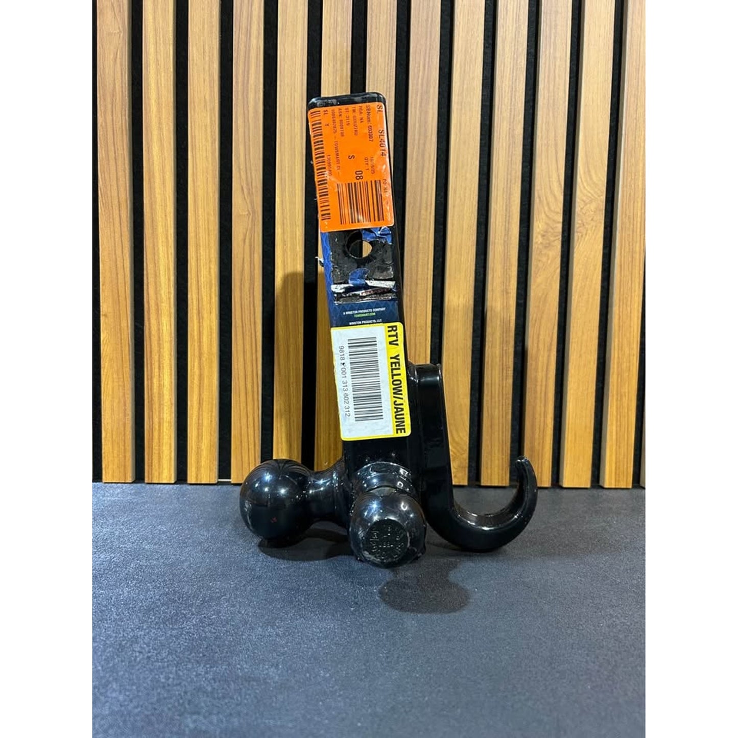 TowSmart Up to 14,000 lb. 1-7/8 in., 2 in, and 2-5/16 in. Ball Diameters Tri-Ball Mount With Hook