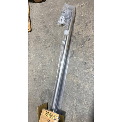 Rod Desyne Sphere Single Curtain Rod Satin Nickel 66 in to 115 in Adjustable Window Rod New