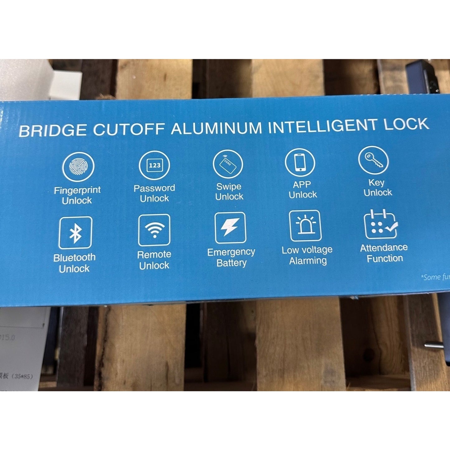 Bridge Cutoff Aluminum Smart Door Lock Fingerprint/Keypad/APP/Bluetooth