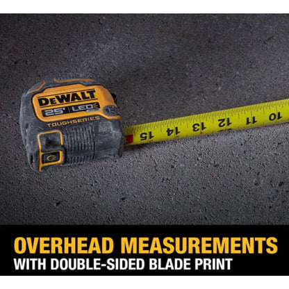 DEWALT 25 ft LED Tape Measure Open Box No Charger