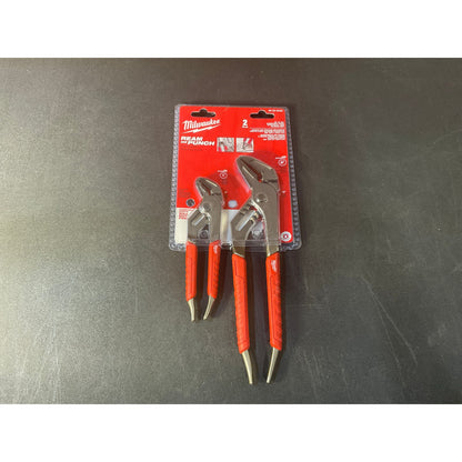 Milwaukee 6 in 10 in Straight Jaw Pliers Set 2 Piece