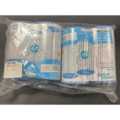 Summer Waves A/C Filter Cartridges 4-Pack Universal Replacement