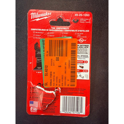 Milwaukee Oscillating Blade 3 Pack New Damaged Box