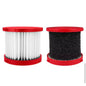 Milwaukee M18 M12 HEPA Wet Dry Vacuum Filter 2 Pack New 49-90-1900HW HEPA Foam Wet Filter Kit