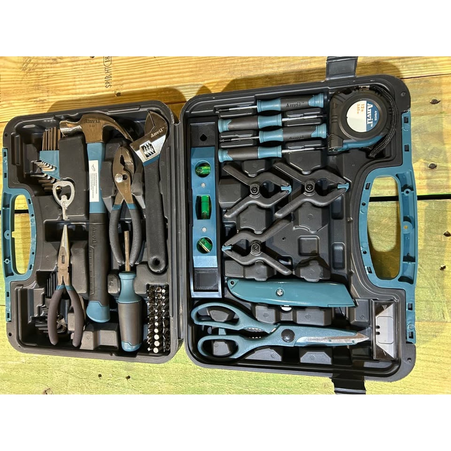Anvil 76-Piece SAE and Metric Homeowners Tool Kit with Case