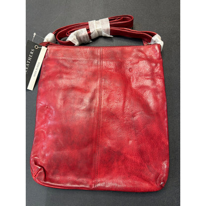 oak leather red bag