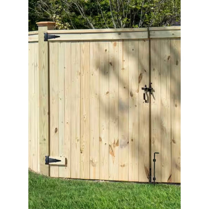 NUVO IRON 18 in. Black Cane Bolt (Hardware Included)