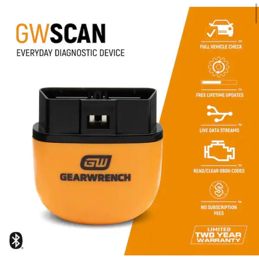 GEARWRENCH OBD2 Bluetooth Diagnostic Tester 2 Pack New