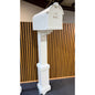 Postal PRO Craftsman Mailbox and Post Kit White New
