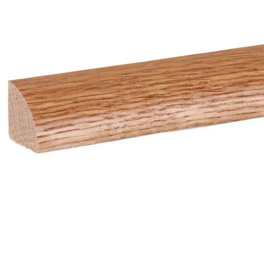 Hampton Bay Medium Oak Quarter Round Shoe Trim Molding 91.5 in Cabinet Trim New