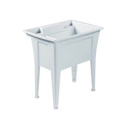 RUGGED TUB 32x22 Granite Utility/Laundry Sink Tub (G32G-1) – NEW – Minor Corner Damage